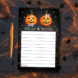 Halloween Pumpkin Gender Reveal Party Advice