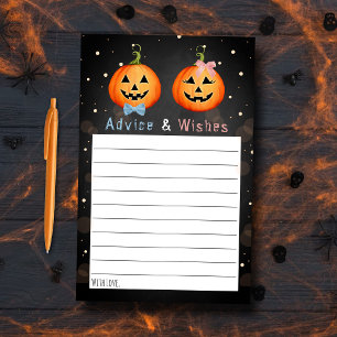 Halloween Pumpkin Gender Reveal Party Advice
