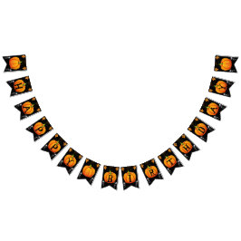 Halloween pumpkin grattis på födelsedagen vimplar