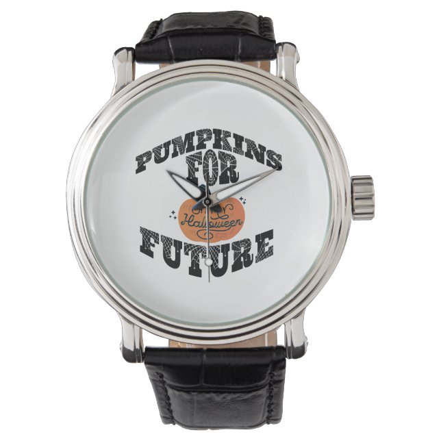 Halloween Pumpkin Halloween Armbandsur (Framsida)