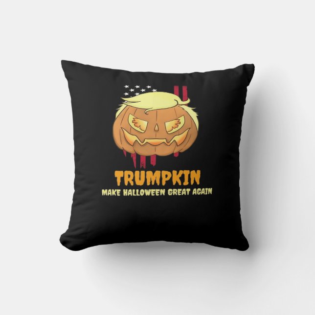Halloween Pumpkin, Halloween-Trumpkin Kudde (Framsida)