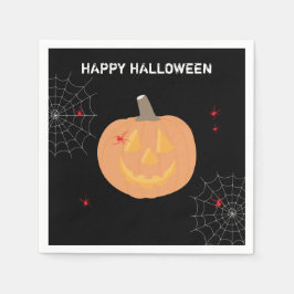 Halloween Pumpkin Happy halloween Party Pappersservett