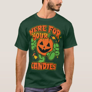 Halloween Pumpkin här för din Candies Graphic f T Shirt