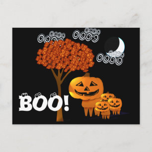 HALLOWEEN PUMPKIN HEADS VYKORT