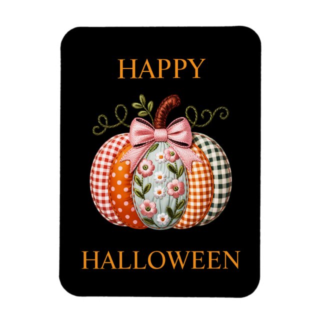 Halloween Pumpkin Helgdag Magnet (Vertikal)