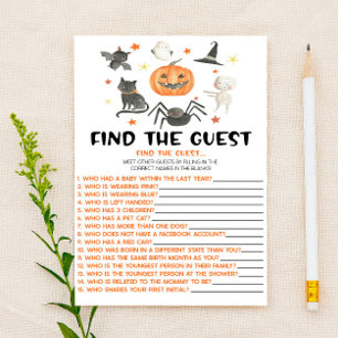 Halloween Pumpkin hittar gästbabyskor Brevpapper
