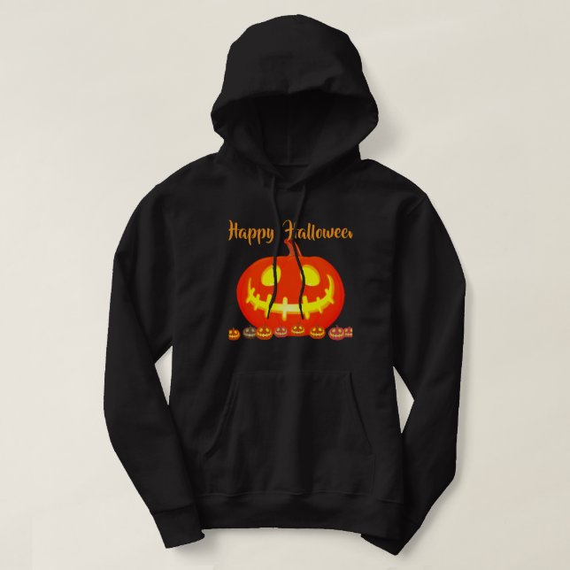 HALLOWEEN PUMPKIN HOODIE (Design framsida)