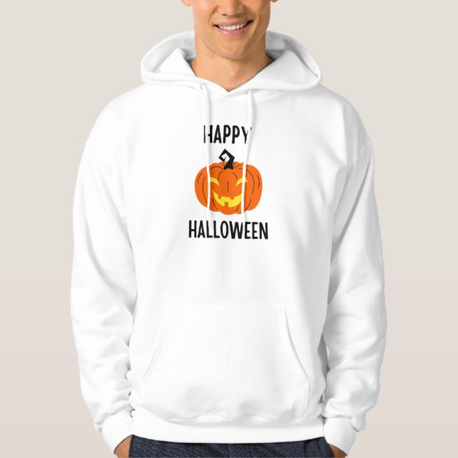 Halloween Pumpkin Hoodie (Framsida)