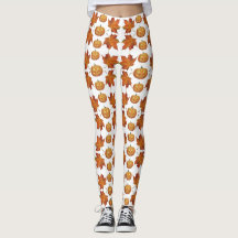 Halloween Pumpkin & Höst löv Mönster