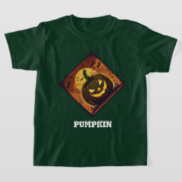 Halloween Pumpkin illustrerade designern T-shirt