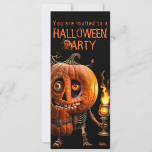 Halloween Pumpkin Inbjudningar