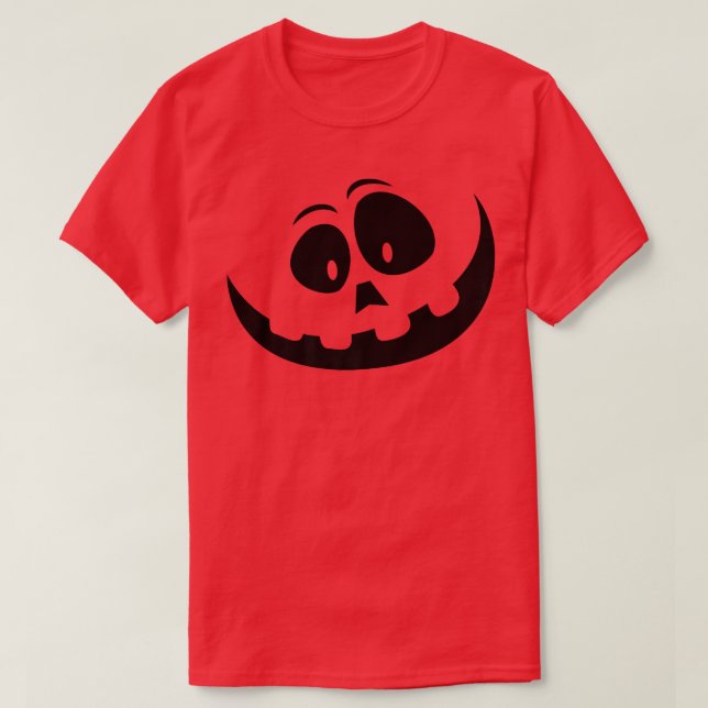 Halloween Pumpkin Jack o lantern Bus eller godis T Shirt (Design framsida)