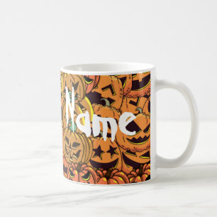 Halloween Pumpkin Jack o lantern Coffee Mugg, Kopp