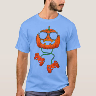 Halloween Pumpkin Jack o lantern Halloween Gamer B T Shirt