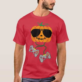 Halloween Pumpkin Jack o lantern Halloween Gamer B T Shirt