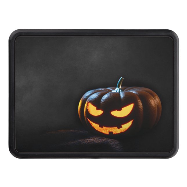 Halloween Pumpkin Jack-O-Lantern Spooky Dragkroksskydd (Framsidan)