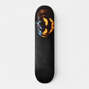 Halloween Pumpkin Jack-O-Lantern Spooky Skateboard Bräda 20,5 Cm