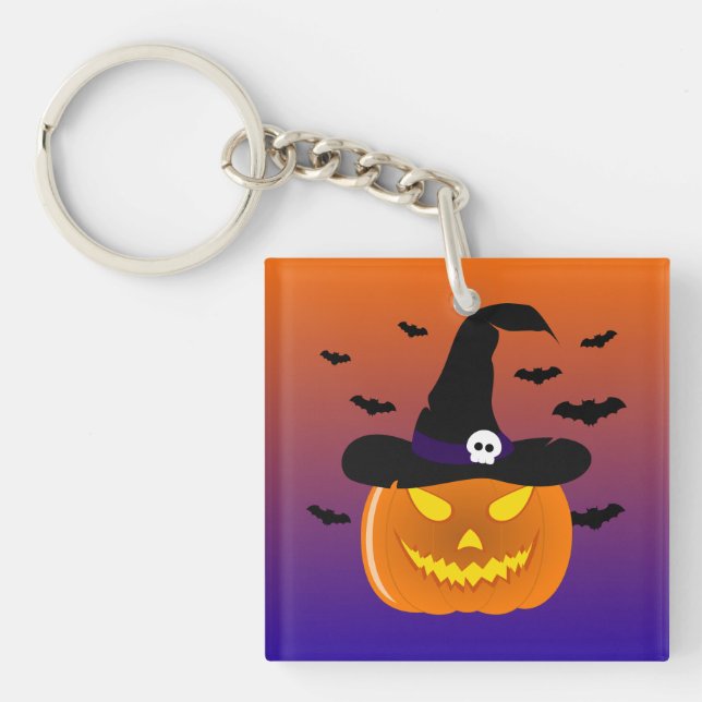 Halloween Pumpkin Jack o’ Lantern Witch Hat (Framsidan)