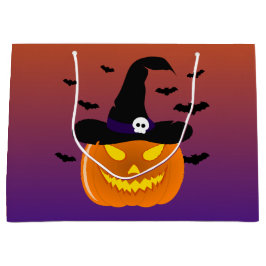 Halloween Pumpkin Jack o’ Lantern Witch Hat