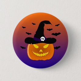 Halloween Pumpkin Jack o’ Lantern Witch Hat Knapp