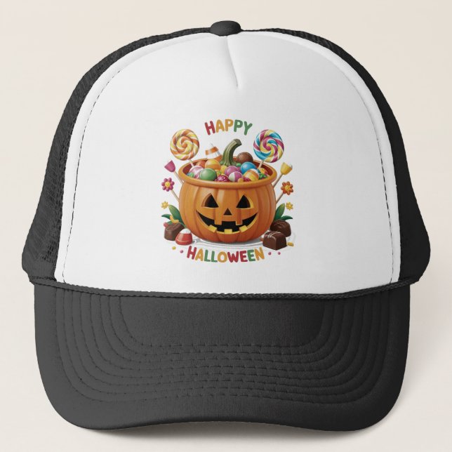 Halloween Pumpkin Keps (Framsida)