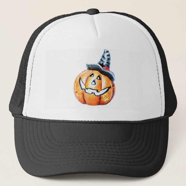 Halloween Pumpkin Keps (Framsida)