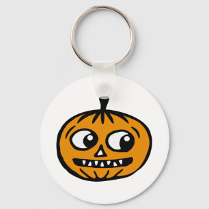 Halloween Pumpkin Keychain Nyckelring