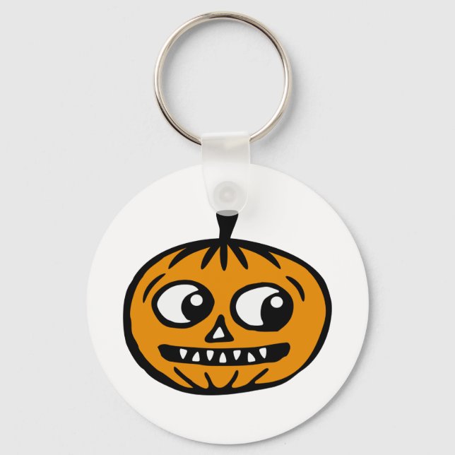 Halloween Pumpkin Keychain Nyckelring (Framsida)