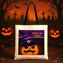 Halloween Pumpkin Kids Bus eller godis