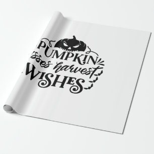 Halloween Pumpkin Kisses Harvest Önskemål Birthday Presentpapper