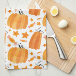 Halloween Pumpkin Kitchen Towels Kökshandduk