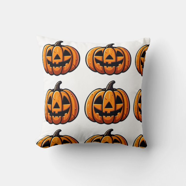 Halloween pumpkin kudde (Framsida)