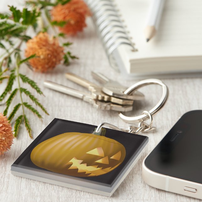 Halloween Pumpkin Lantern Keychain (Skapare uppladdad)