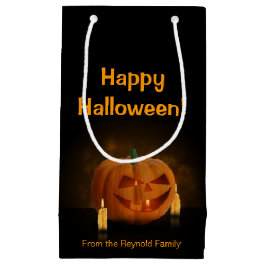 Halloween Pumpkin Lantern med ljus