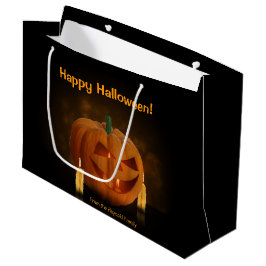 Halloween Pumpkin Lantern med ljus