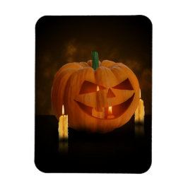 Halloween Pumpkin Lantern med ljus Magnet