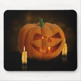 Halloween Pumpkin Lantern med ljus Musmatta