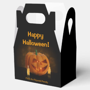 Halloween Pumpkin Lantern med ljus Presentaskar