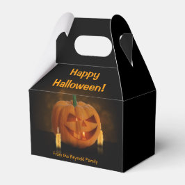 Halloween Pumpkin Lantern med ljus Presentaskar