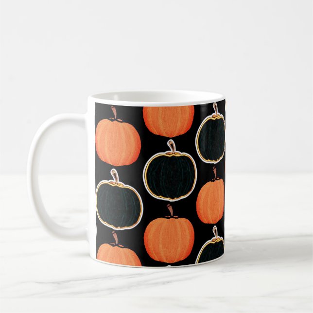 Halloween/pumpkin Latte Mugg (Vänster)