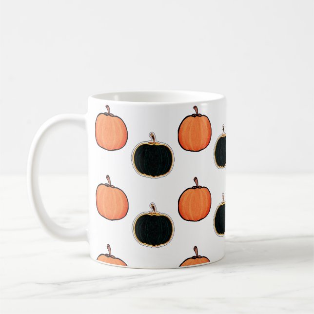 Halloween/pumpkin Latte Mugg (Vänster)