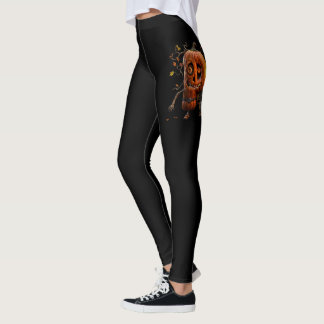 Halloween Pumpkin Leggings