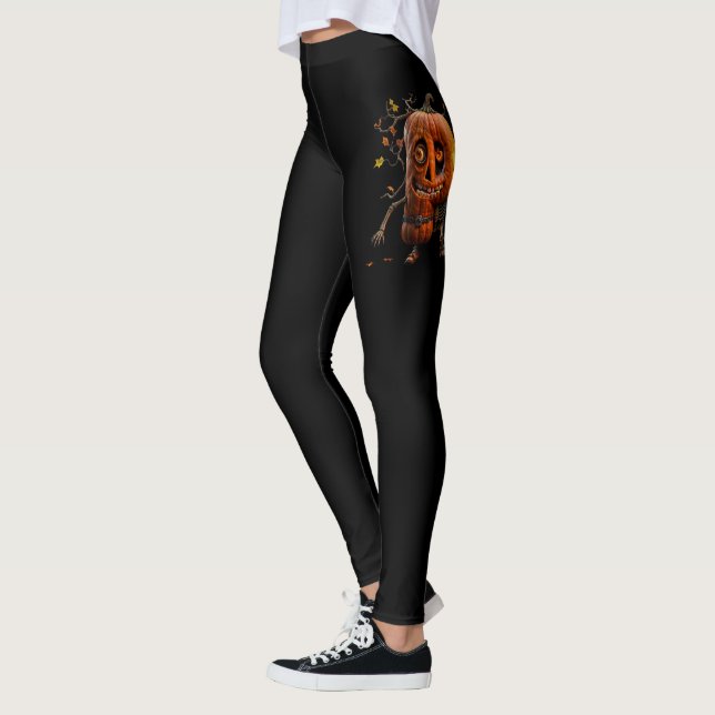 Halloween Pumpkin Leggings (Vänster)
