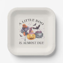 Halloween Pumpkin Little Boo Baby Shower