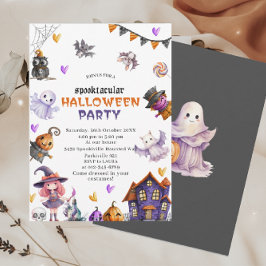 Halloween Pumpkin Little Boo Baby Shower-inbjudan Inbjudningar