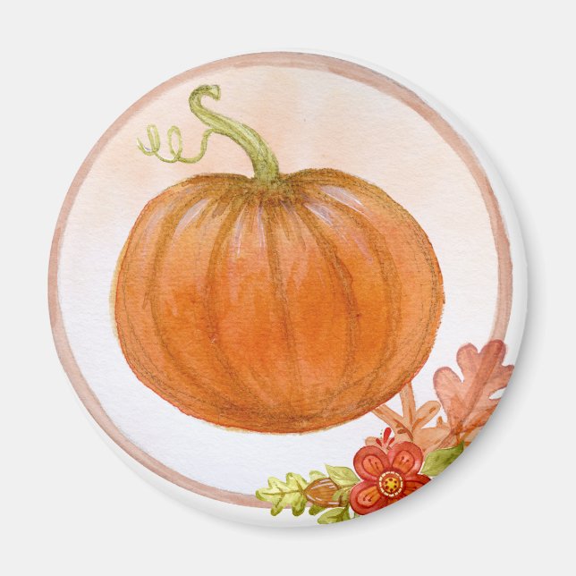 Halloween Pumpkin Magnet (Framsidan)