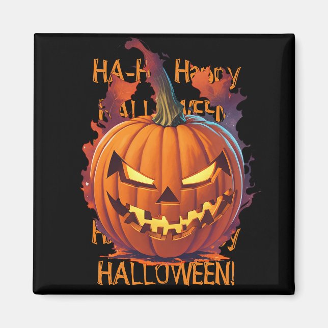 Halloween Pumpkin Magnet (Framsidan)