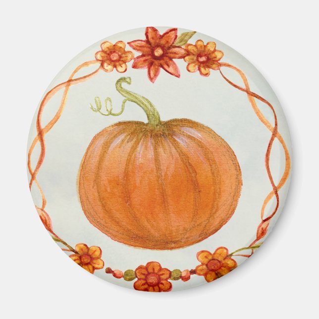 Halloween Pumpkin Magnet (Framsidan)