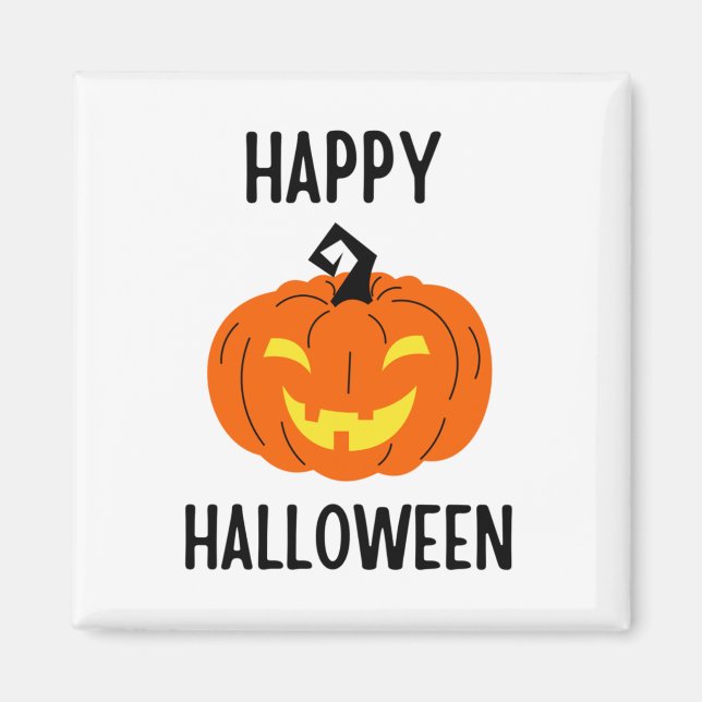 Halloween Pumpkin Magnet (Framsidan)