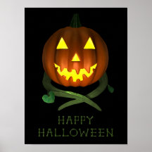 Halloween Pumpkin med Vines